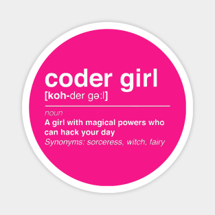 Coder Girl Magnet